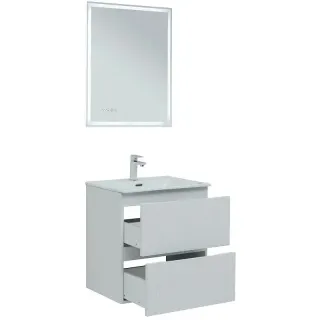 Тумба под раковину Aquanet Джейн 335422 60 см белый матовый